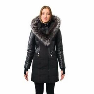 Sicily Beyonce Parka with fox fur hood